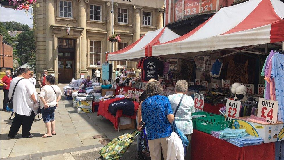 Pontypool town centre