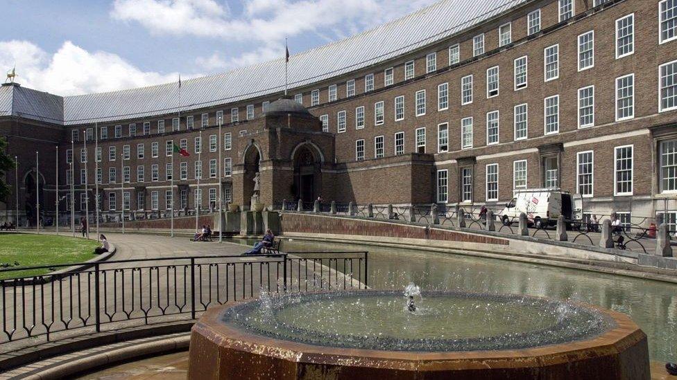 Front of Bristol City Hall