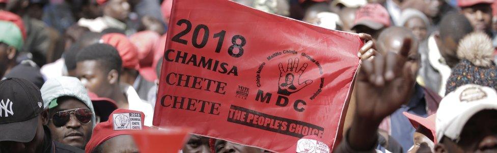 MDC supporters in Zimbabwe