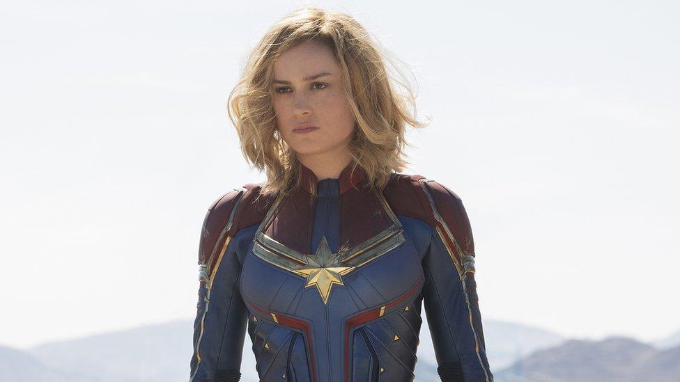 Carol Danvers aka Captain Marvel in the film