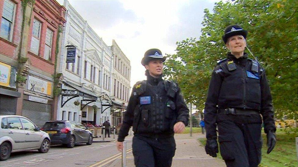 Community police out in Llanelli