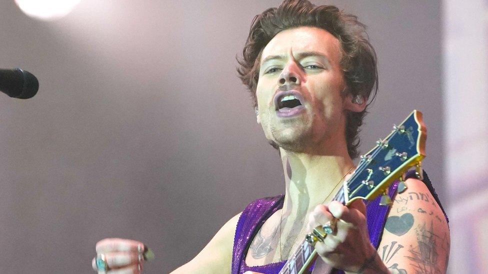 File photo dated 29/05/22 of Harry Styles performing on the main stage during the BBC Radio 1's Big Weekend at the War Memorial Park in Coventry.