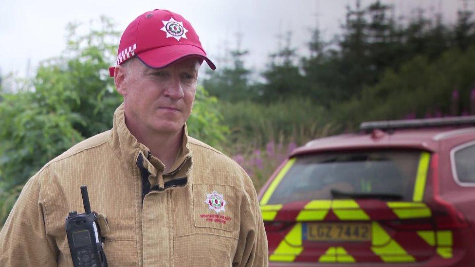 NIFRS Station commander Michael Curran