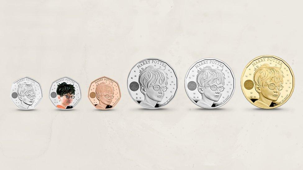 New Harry Potter coins.