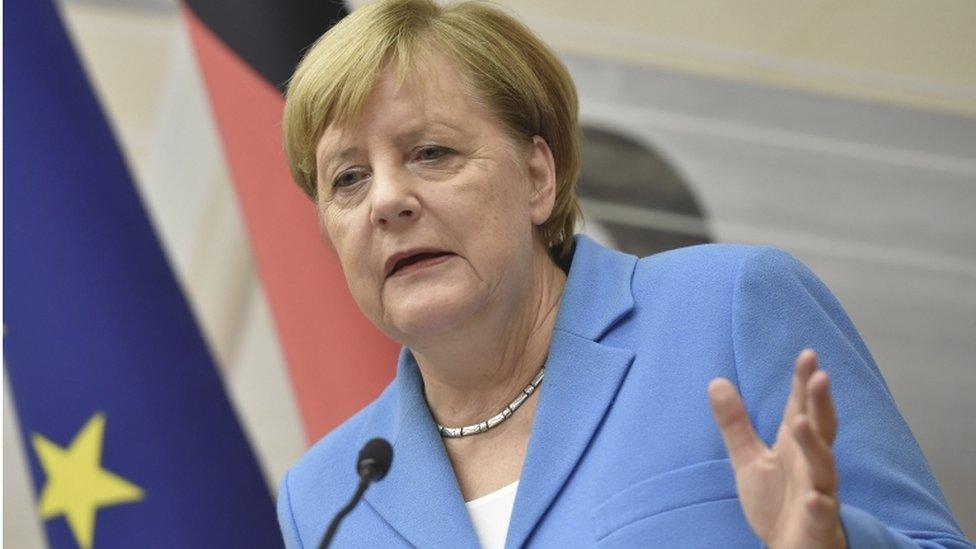 German Chancellor Angela Merkel, Salzburg, 20 September 2018