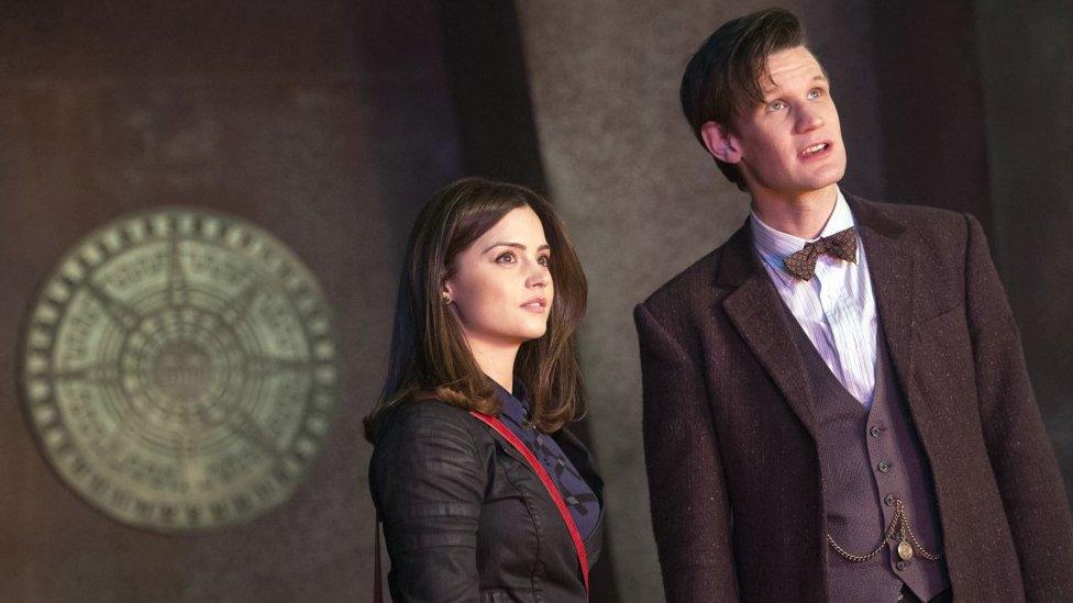 Jenna Coleman and Matt Smith