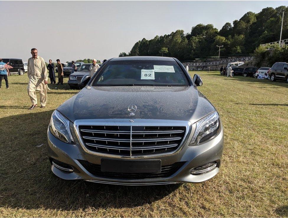 Mercedes on sale at the government auction