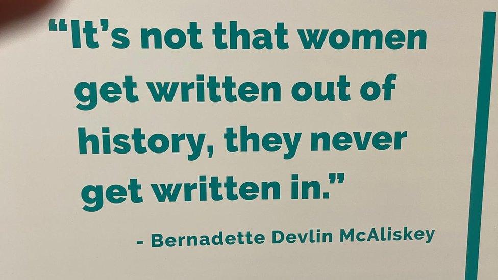 bernadette mclaiskey quote in peace exhibition