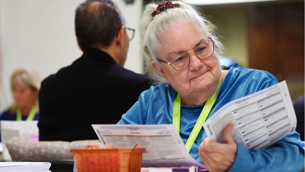 Vote counting in California