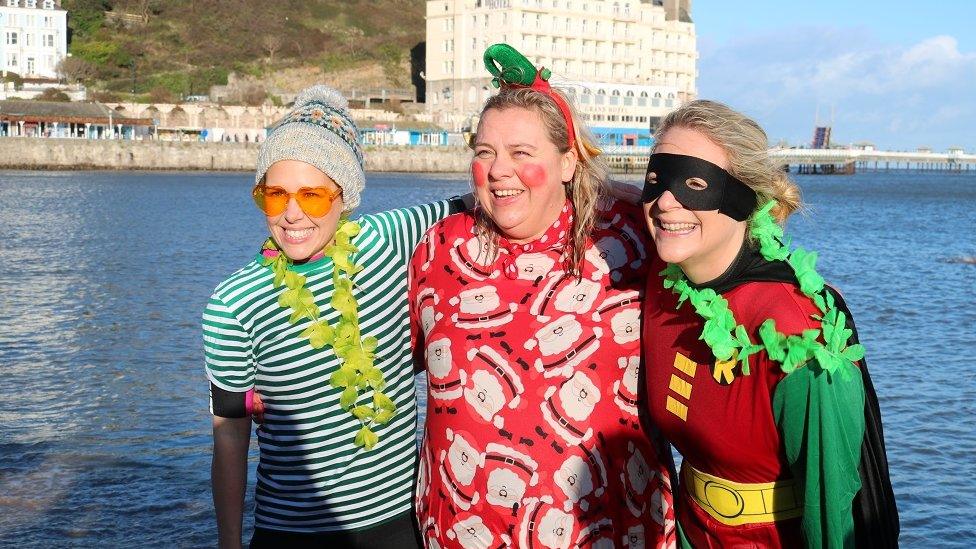 Llandudno swimmers