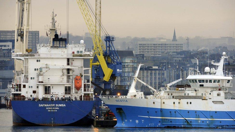 Aberdeen harbour