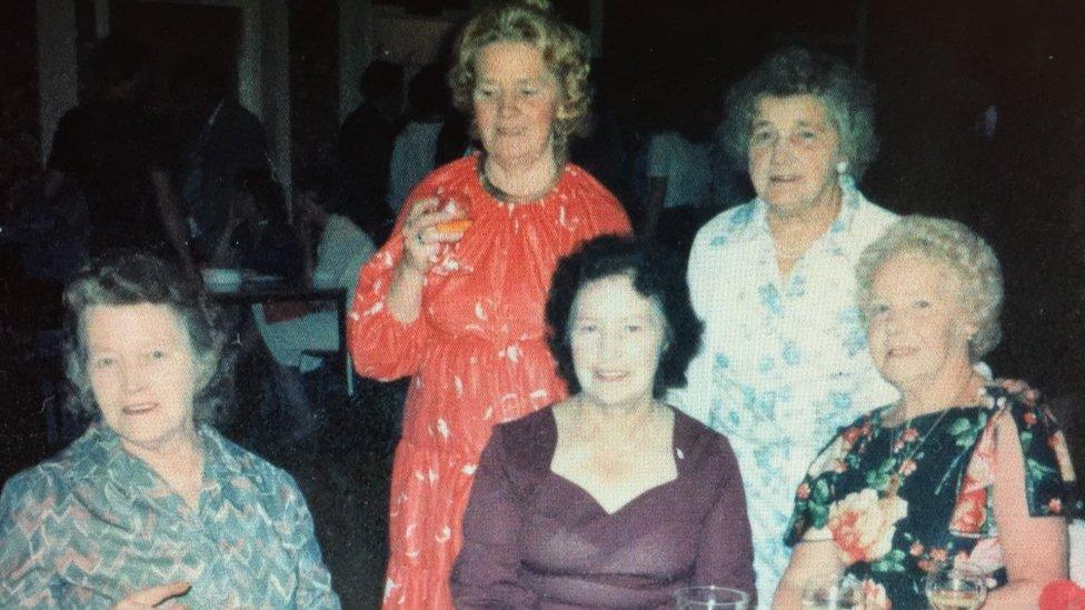 Laura Wiltsher (far right) and her sisters taken in about 1980