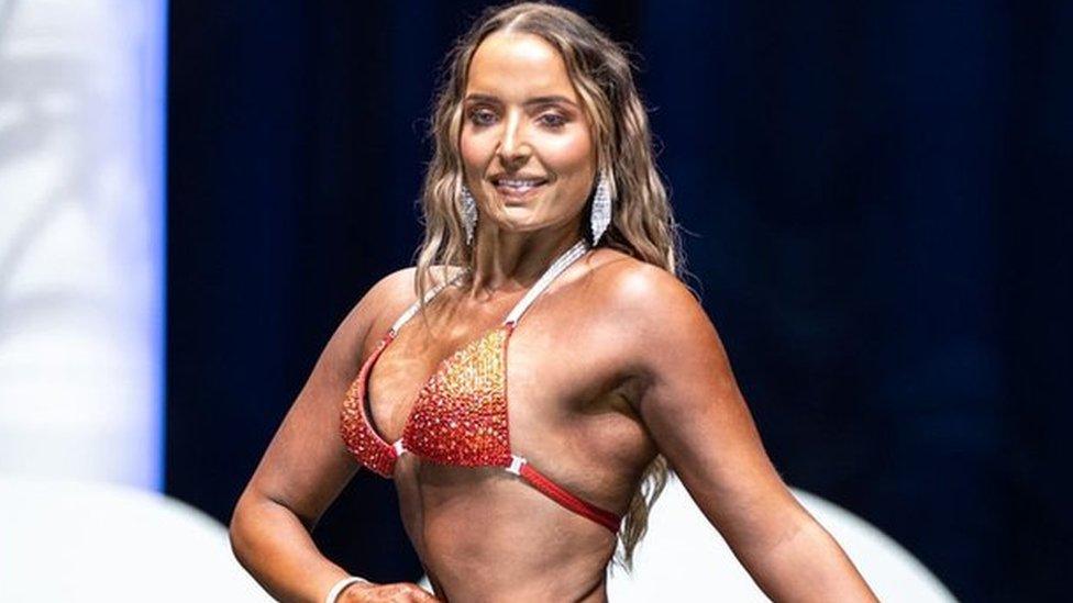 Ashleigh on stage