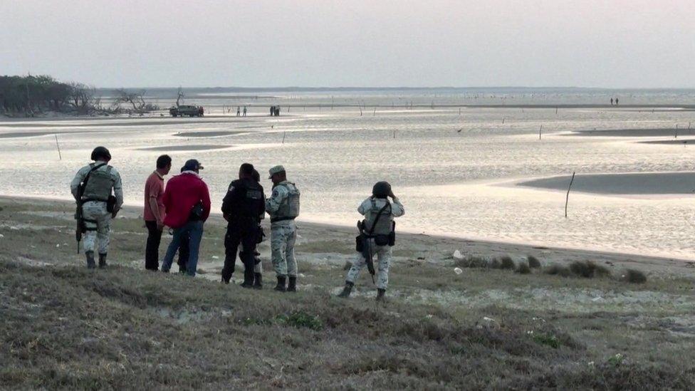 The bodies were found on a beach in Oaxaca state on Friday