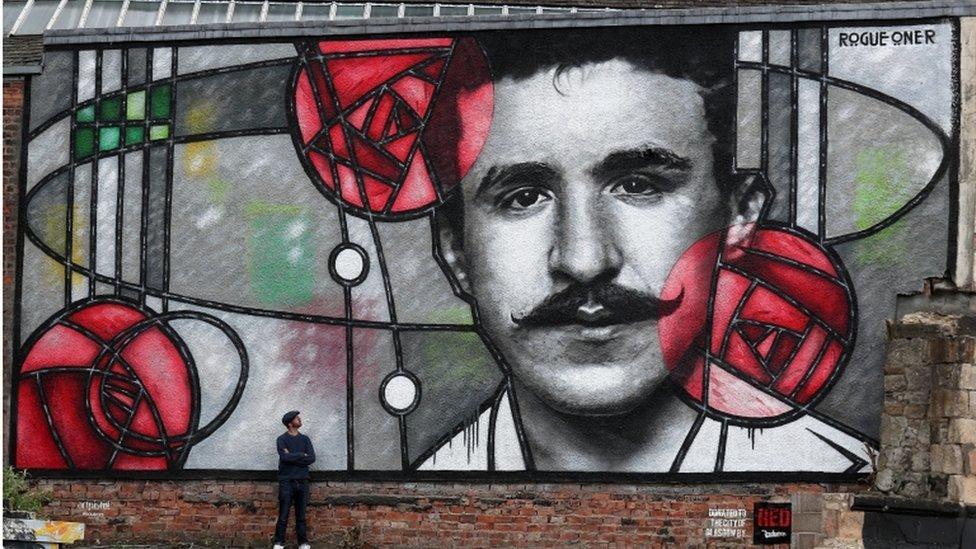 Rennie Mackintosh mural