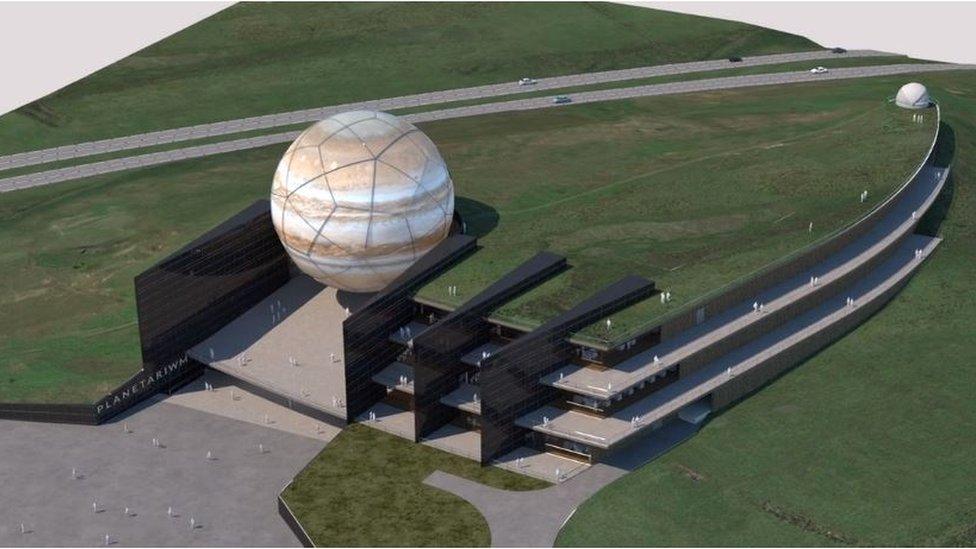 Plans for the Planetarium for Wales