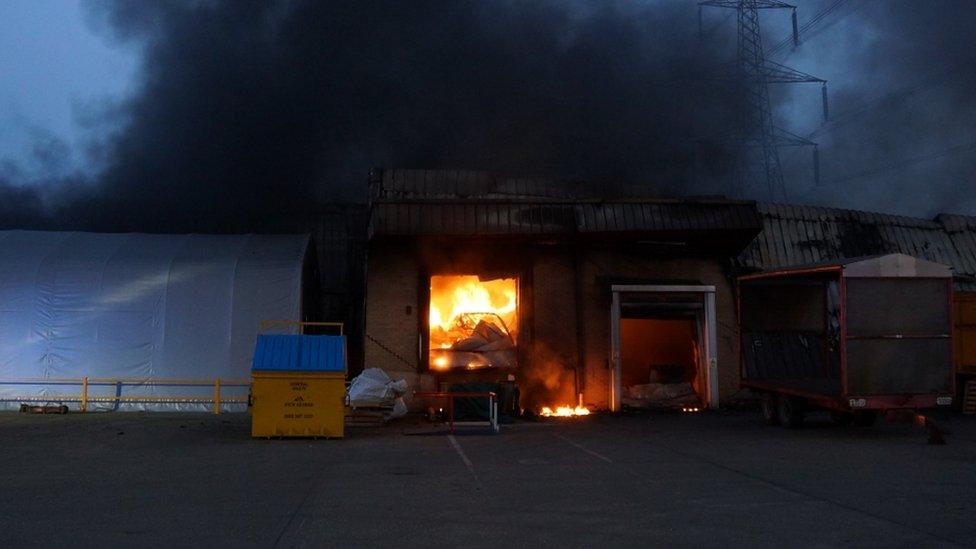 Bedfordshire Growers fire