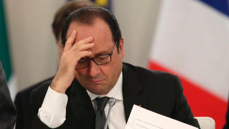 French President Francois Hollande. File photo