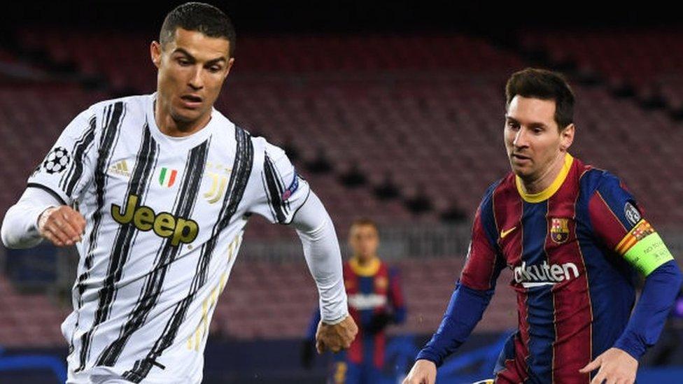 Cristiano Ronaldo and Lionel Messi