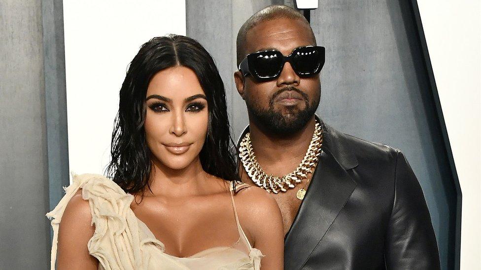 Kim Kardashian and Kanye West