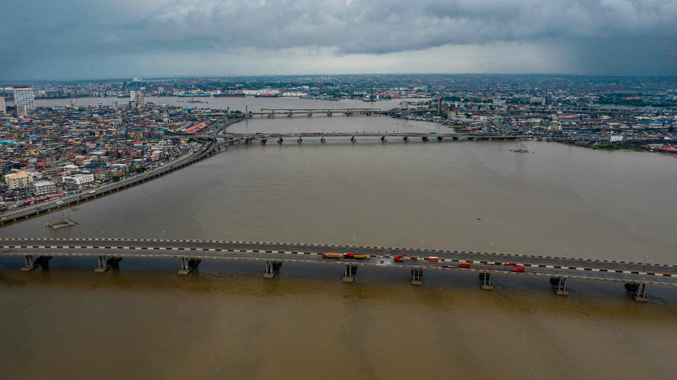 The bridges connecting the Lagos mainland to the islands