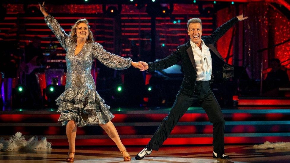 Anton Du Beke and Jacqui Smith