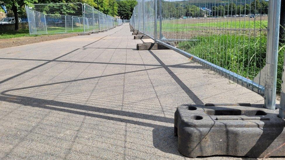 Fencing at Hillsborough Park