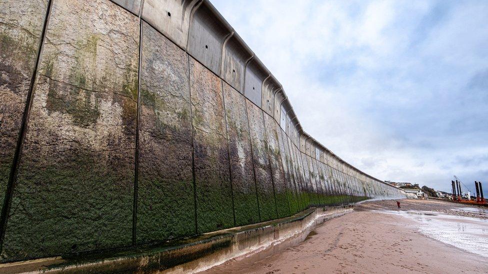 Dawlish sea wall