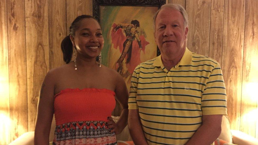 Mayor Danny Turner and Mellissia Jennise Giles