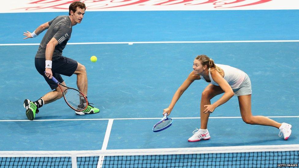 Andy Murray and Maria Sharapova