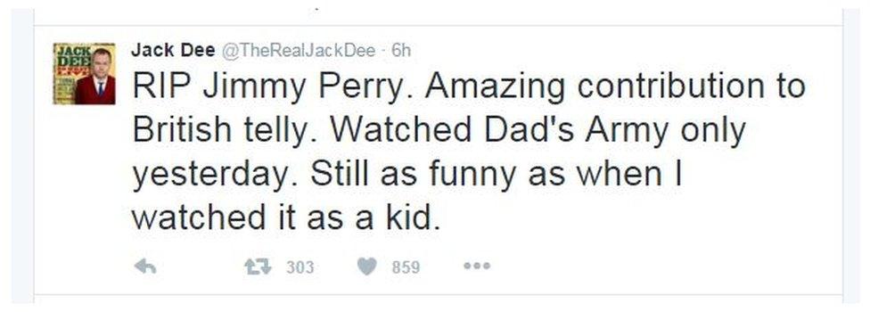 Jack Dee tweet