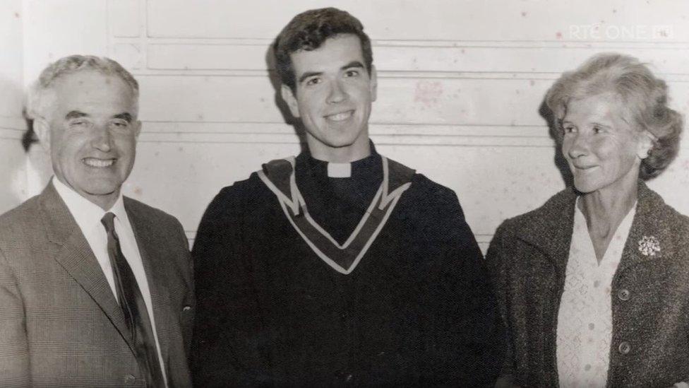 Fr McVerry with his parents