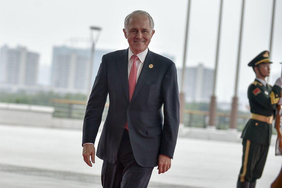 Australian Prime Minister Malcolm Turnbull