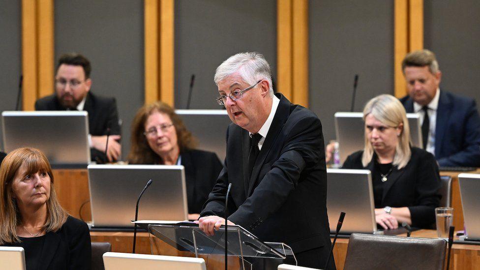 Araith Mark Drakeford yn y siambr