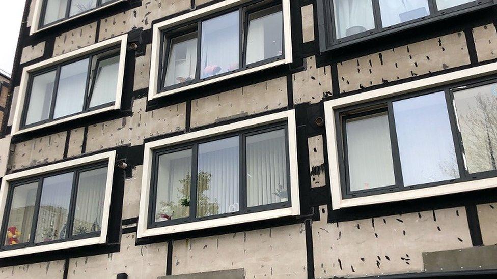 Cladding removed from Salford tower blocks