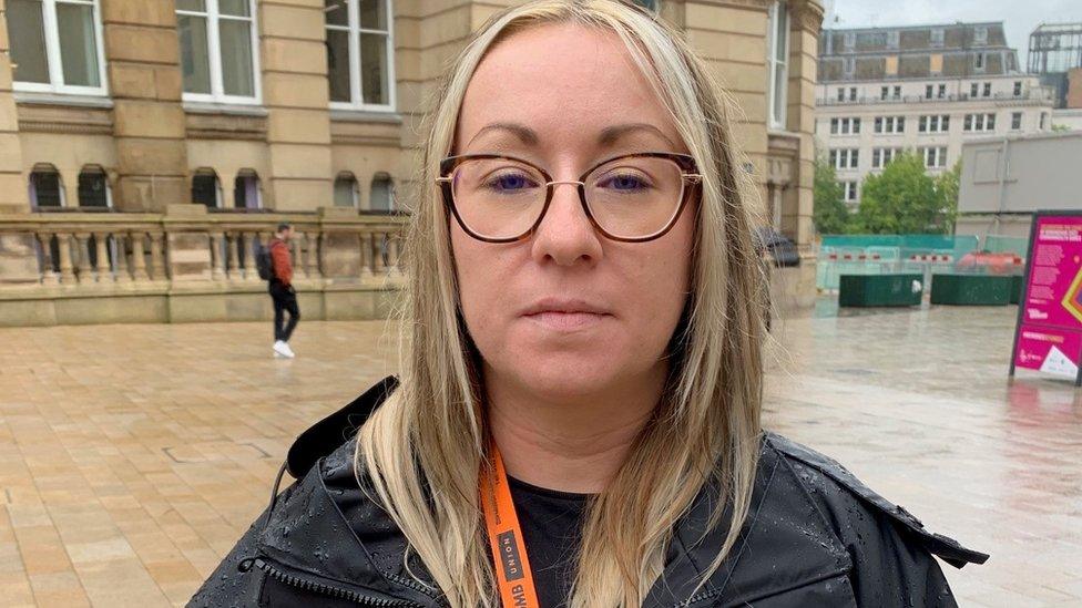 Rachel Fagan, of the GMB union