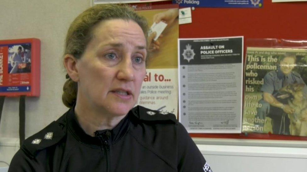 Insp Frances Williams, who runs the dogs and mounted section of South Wales Police