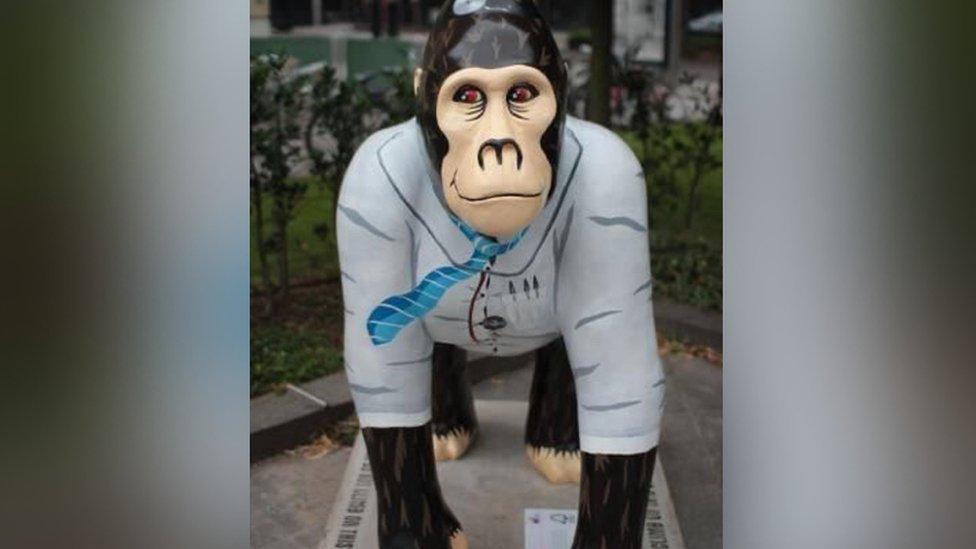 Gorilla statue