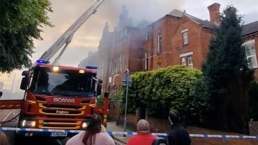 Fire on Eleanor Street