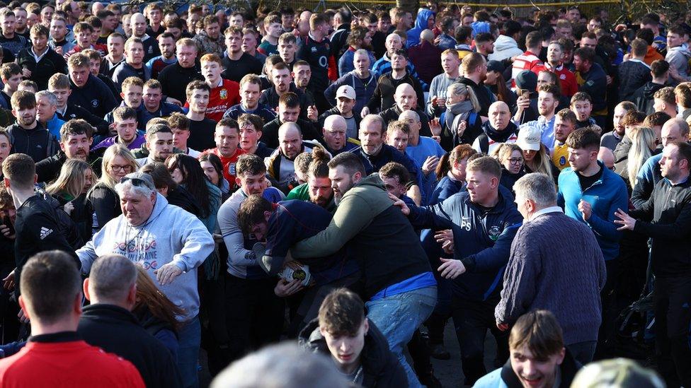 Ashbourne Shrovetide football