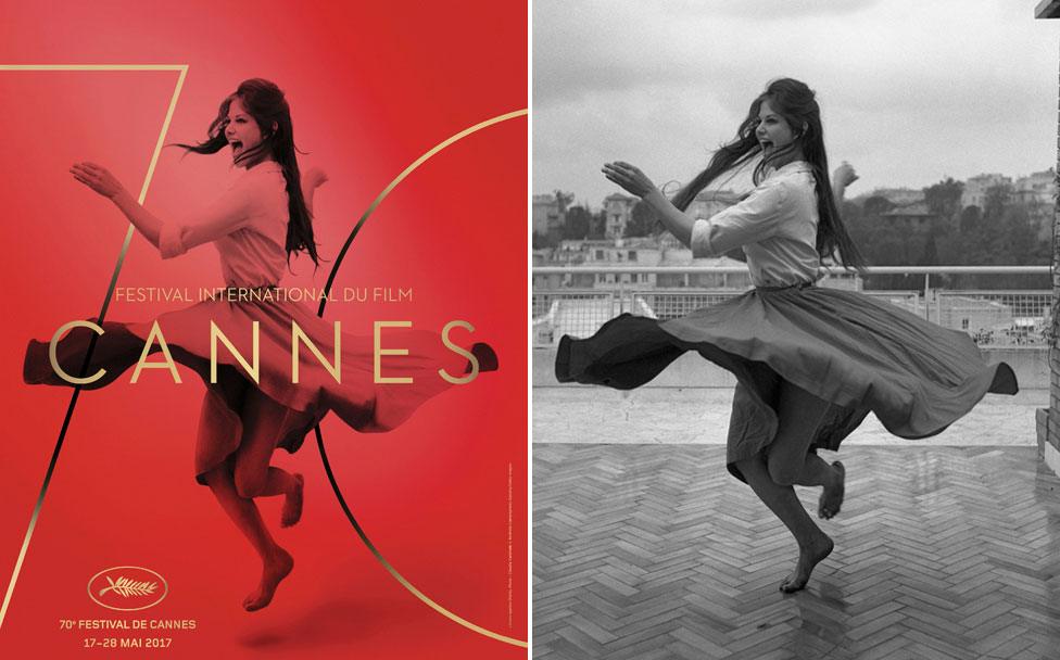 Cannes poster and original photo