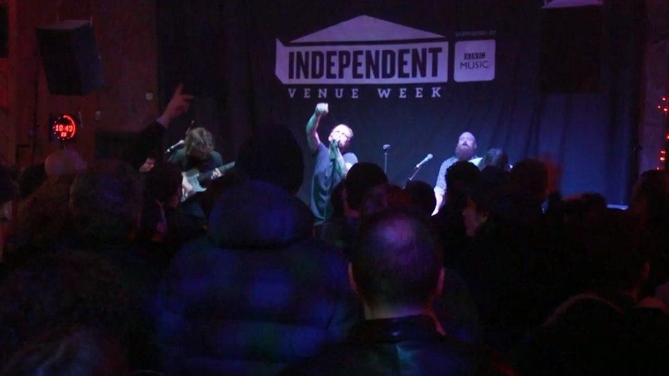 Idles perform at Studio 2 in Liverpool for IVW in 2019