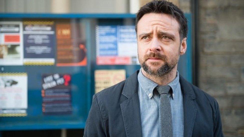 Richard Harrington in Hinterland/Y Gwyll