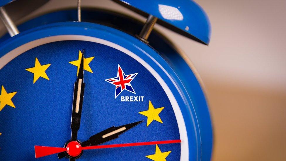 Brexit clock