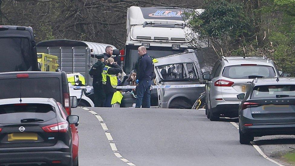 Emergency services at cash in County Tyrone