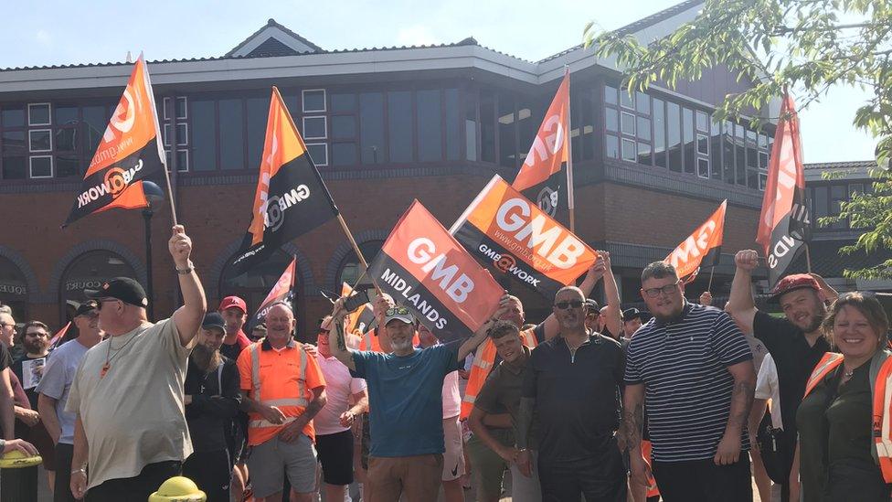 GMB union members