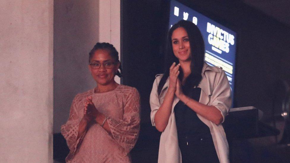 Meghan Markle and her mother Doria Radlan