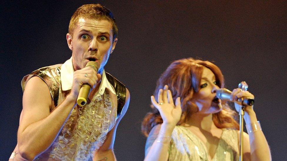 The Scissor Sisters performing in 2007