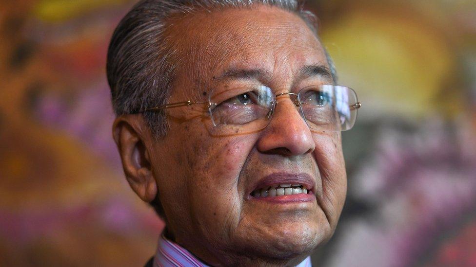 Mahathir Mohamad speaks in Putrajaya, Malayasia