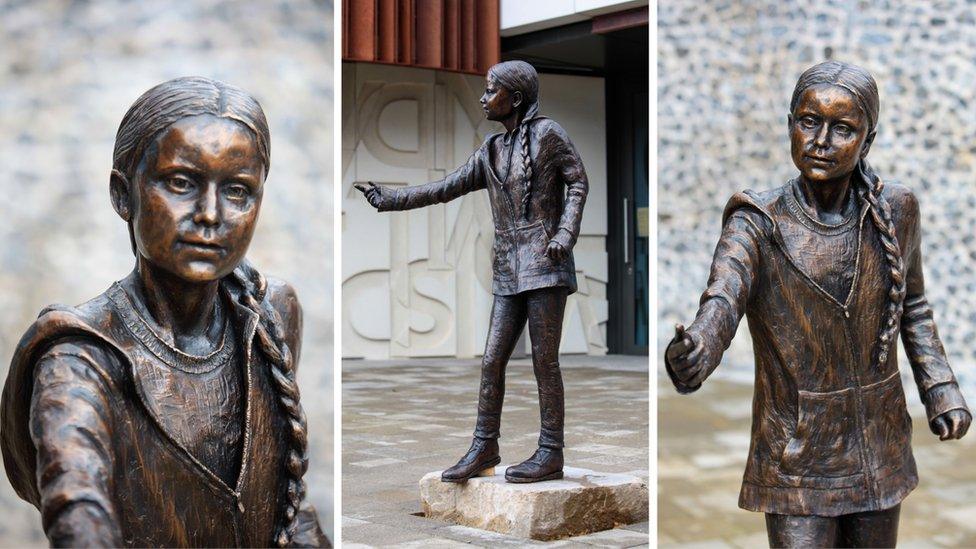 Greta Thunberg Statue